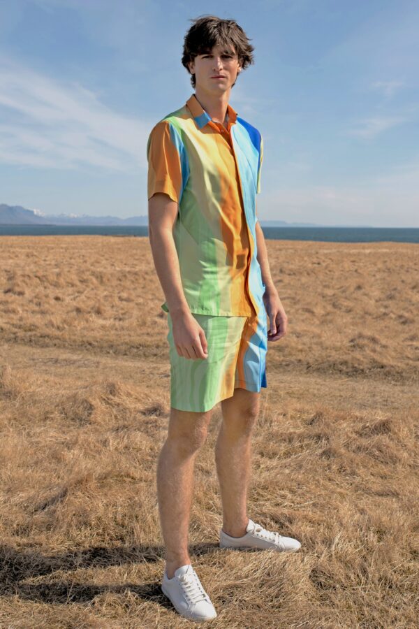 Watercolour Swim Shorts - Image 4