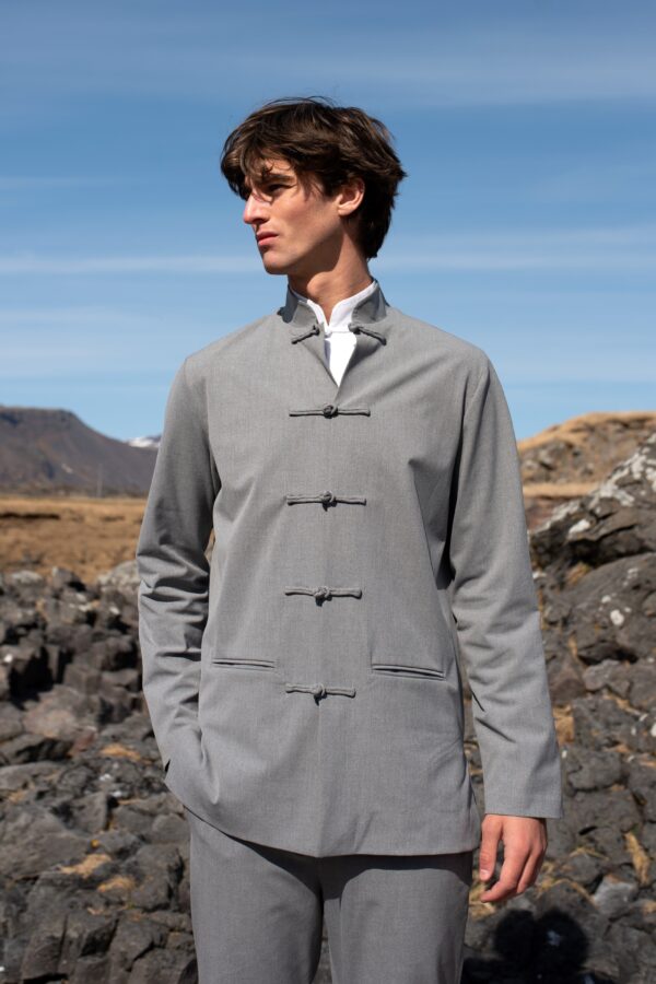 Knotted Button Jacket