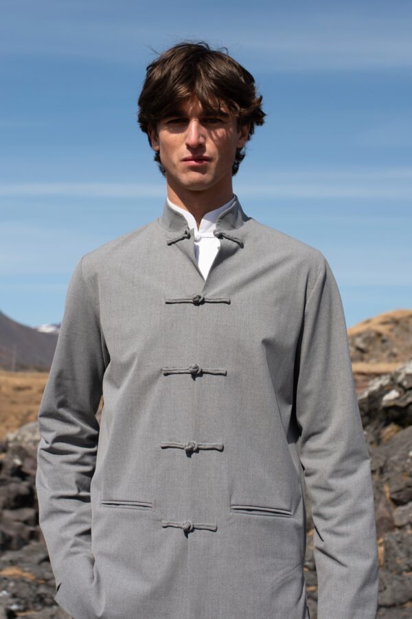 Knotted Button Jacket - Image 4