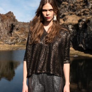 Sequin Boxy Top