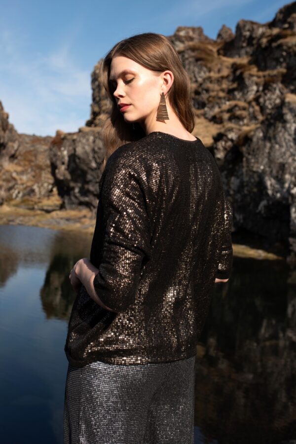 Sequin Boxy Top - Image 7