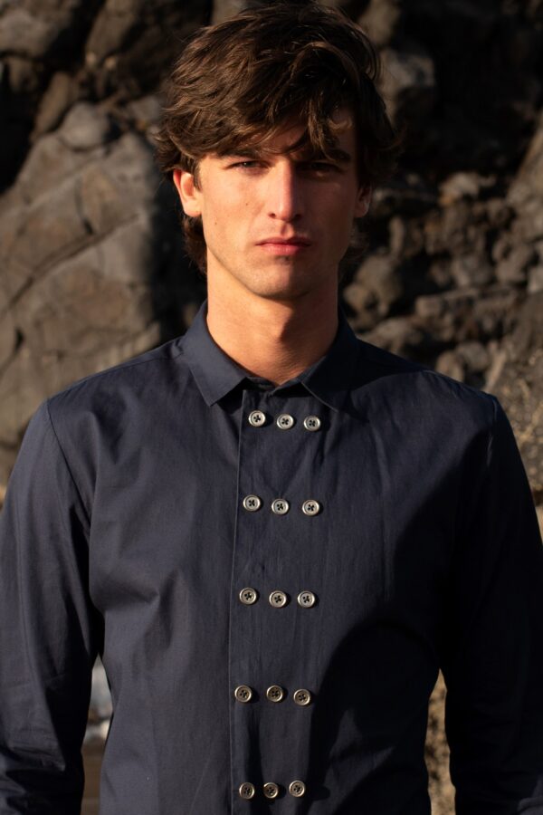 Stacked Button Shirt