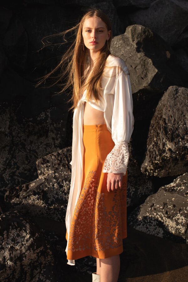 Cutwork Cuff Top - Image 8
