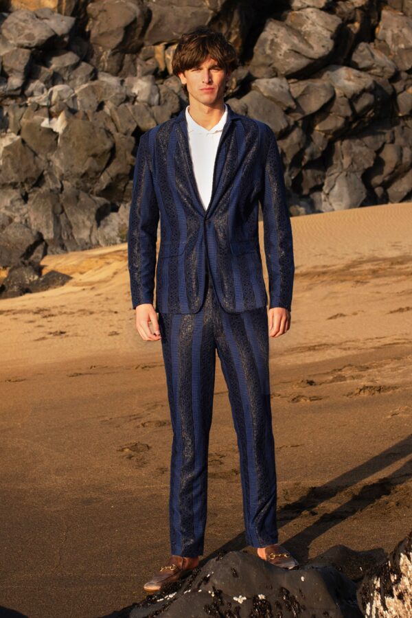Blue Lace Suit - Image 10