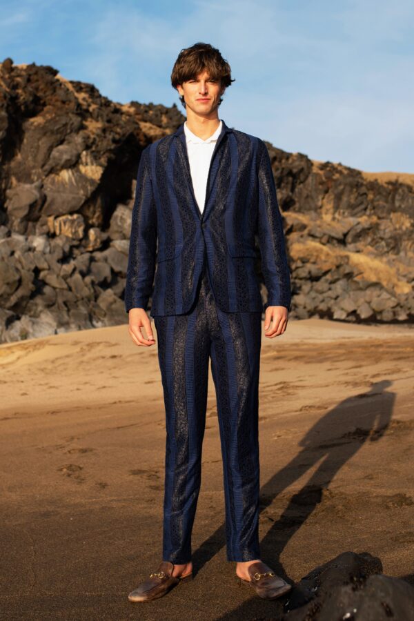 Blue Lace Suit - Image 11