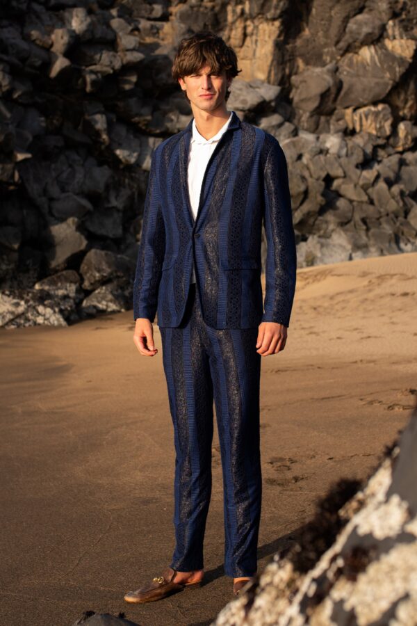 Blue Lace Suit - Image 7