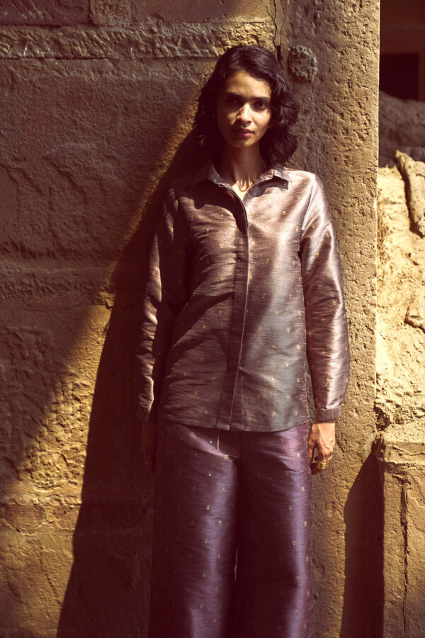 Brocade Shirt & Pant Set - Image 4