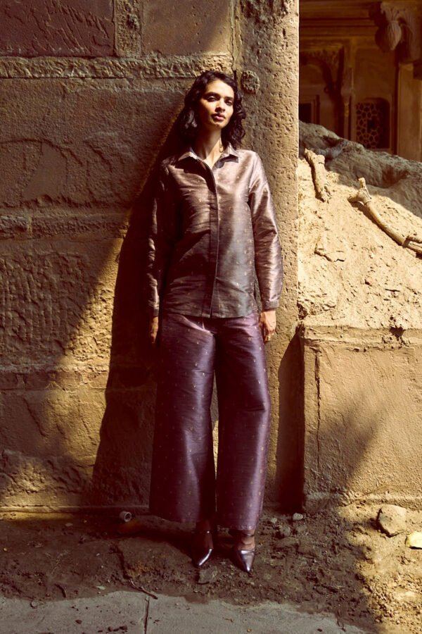 Brocade Shirt & Pant Set - Image 5