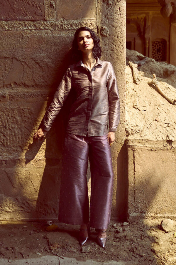 Brocade Shirt & Pant Set - Image 6