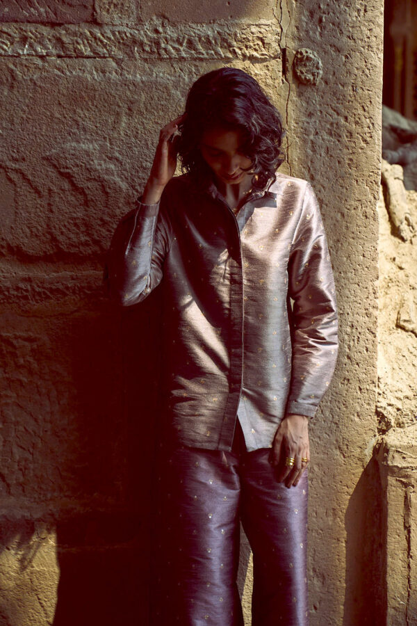 Brocade Shirt & Pant Set - Image 8