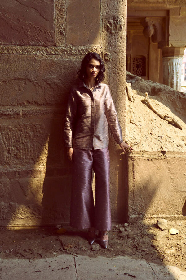 Brocade Shirt & Pant Set - Image 9