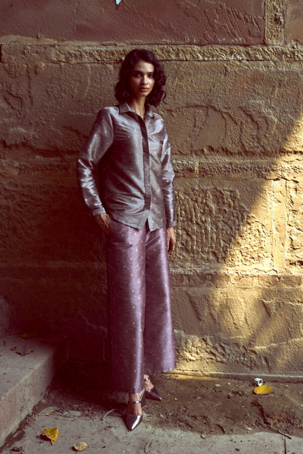 Brocade Shirt & Pant Set - Image 11