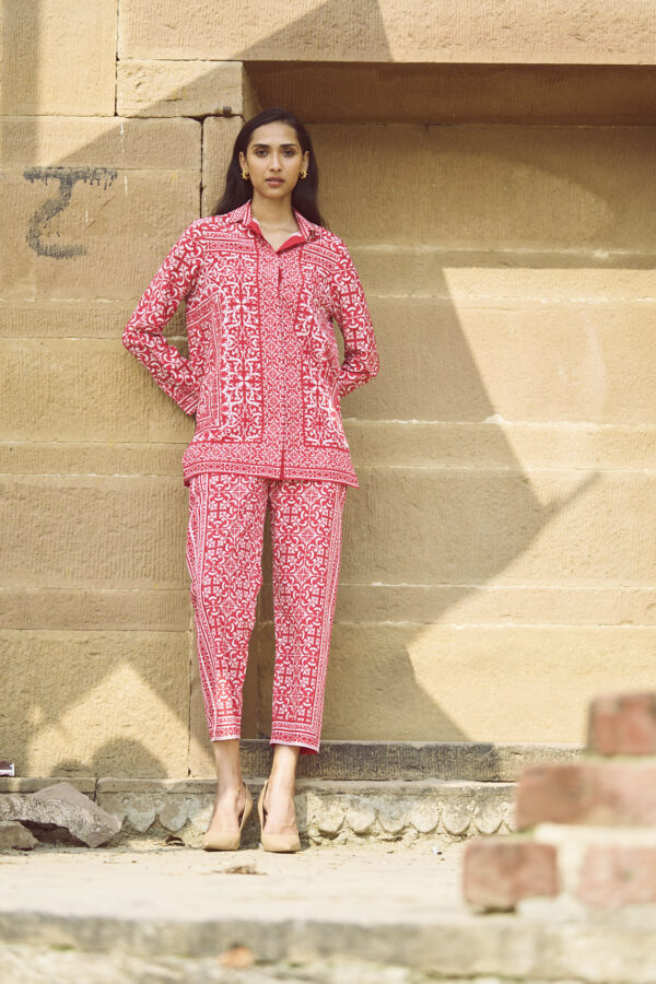 Baroque Porcelain Print Shirt - Image 11