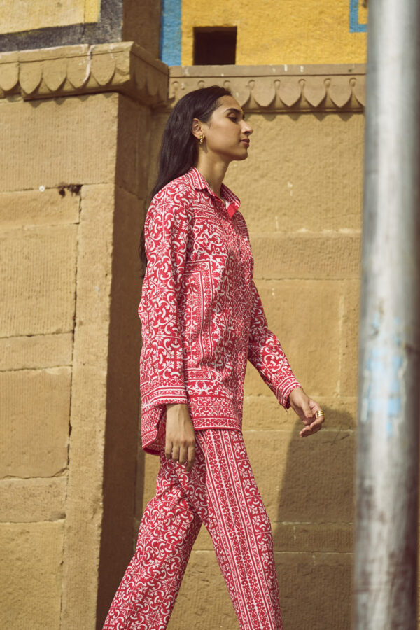 Baroque Porcelain Print Shirt - Image 15