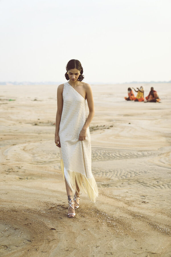 Mirror Sequin Fringe Dress - Image 5