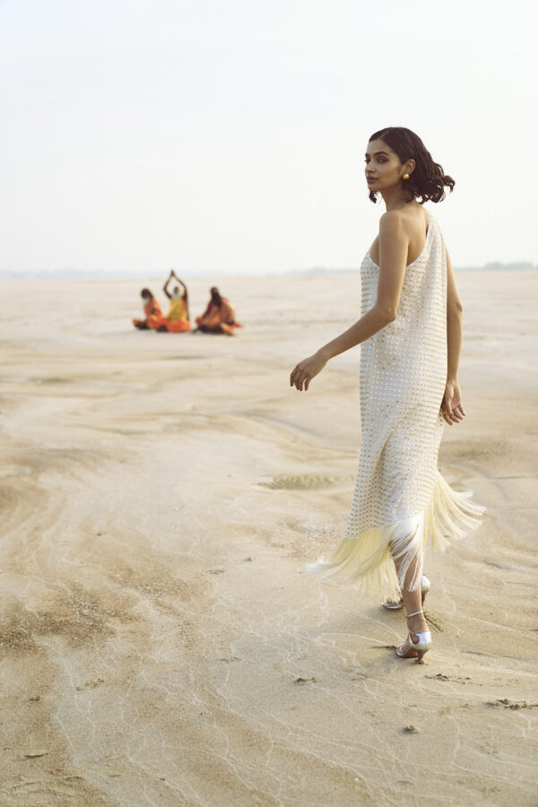 Mirror Sequin Fringe Dress - Image 20