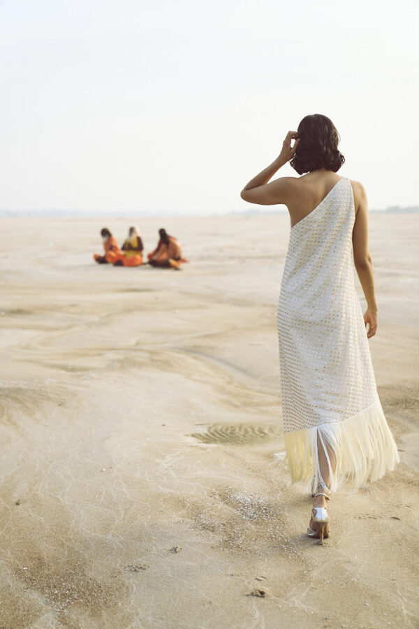 Mirror Sequin Fringe Dress - Image 22