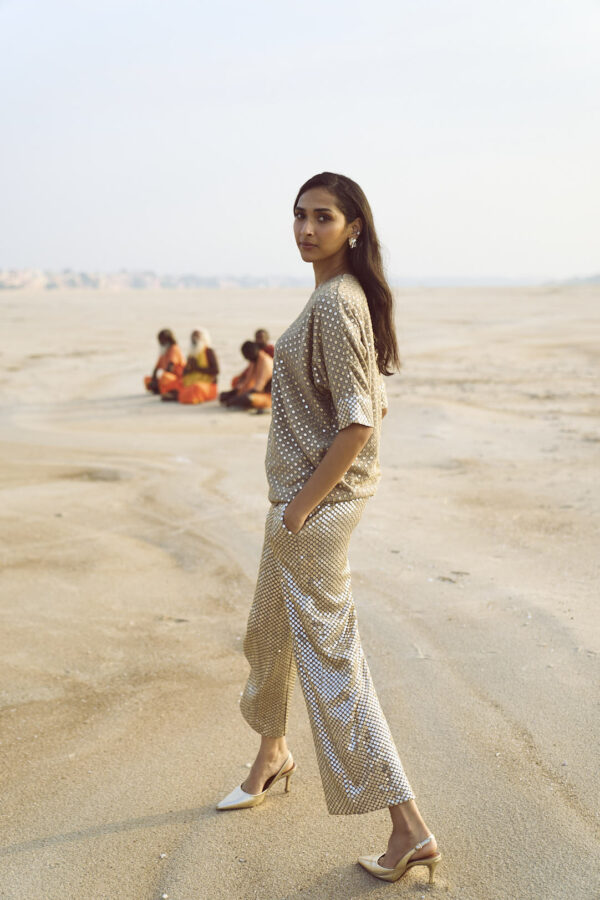 Mirror Sequin Pant - Image 5