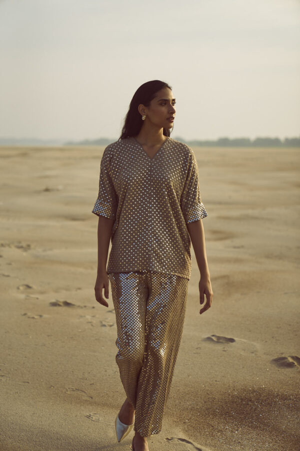 Mirror Sequin Pant - Image 9