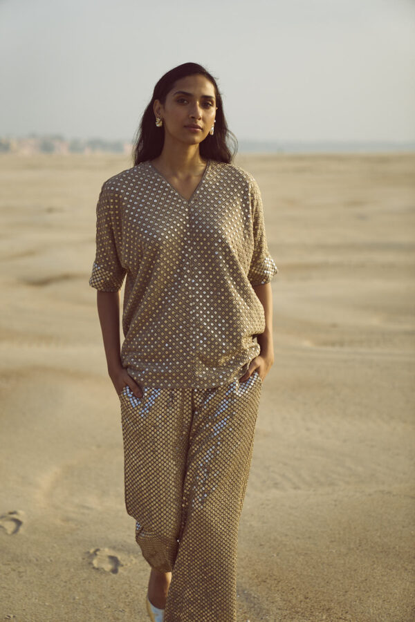 Mirror Sequin Pant - Image 12