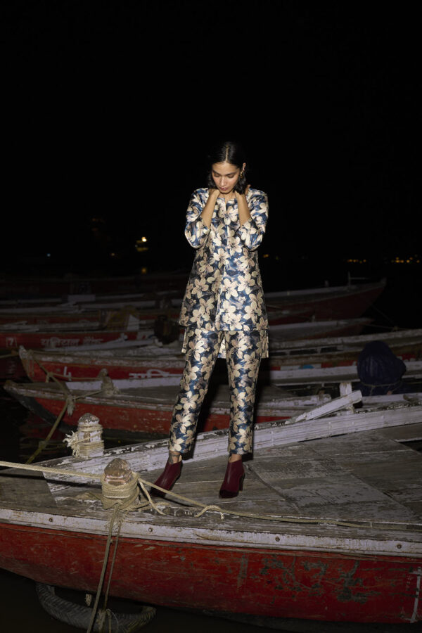 Tapered Brocade Pant - Image 9