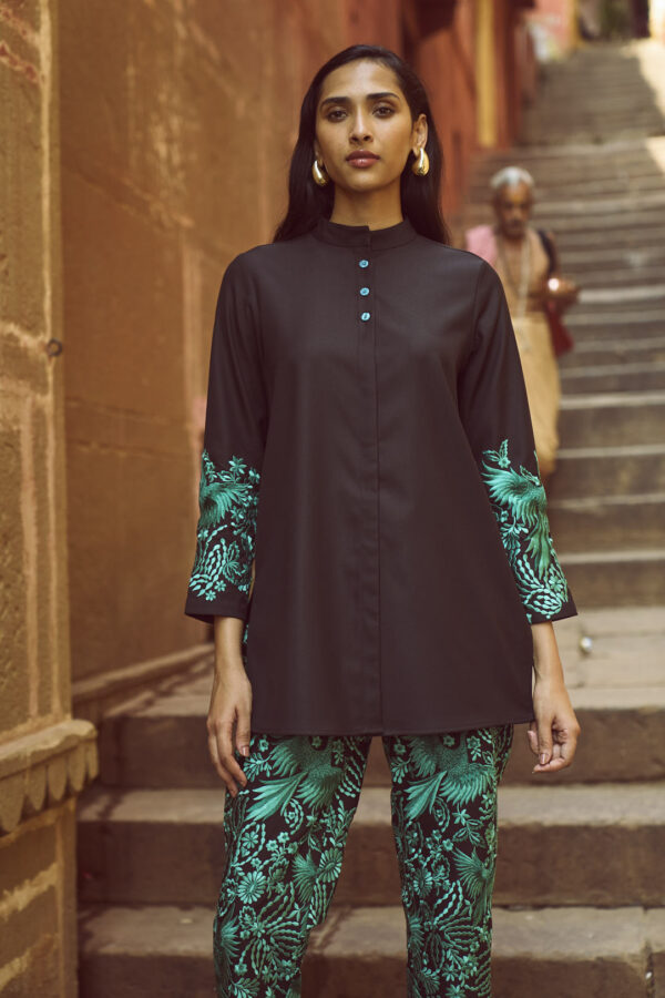 Gara Stitch Cuff Shirt
