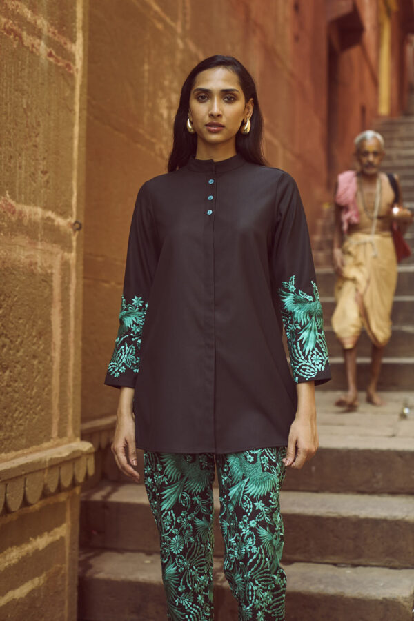 Gara Stitch Cuff Shirt - Image 5