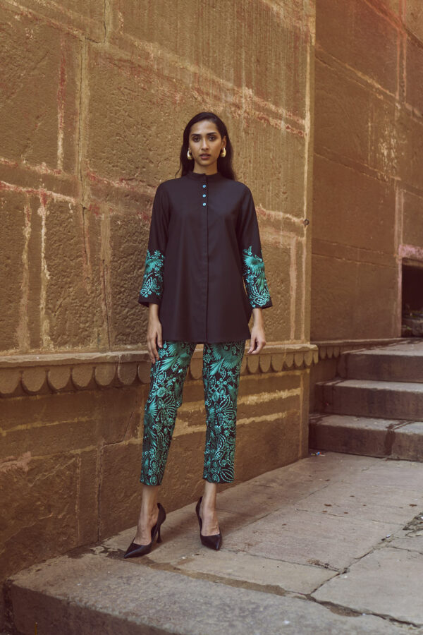 Gara Stitch Cuff & Pant Set - Image 8