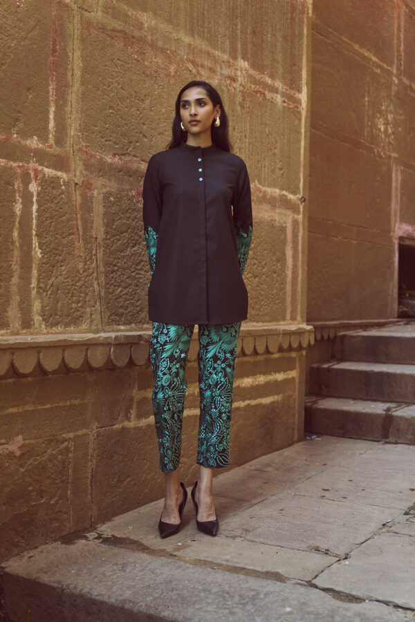 Gara Stitch Cuff Shirt - Image 8