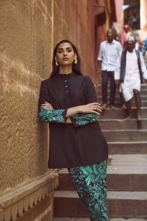 Gara Stitch Cuff Shirt - Image 17