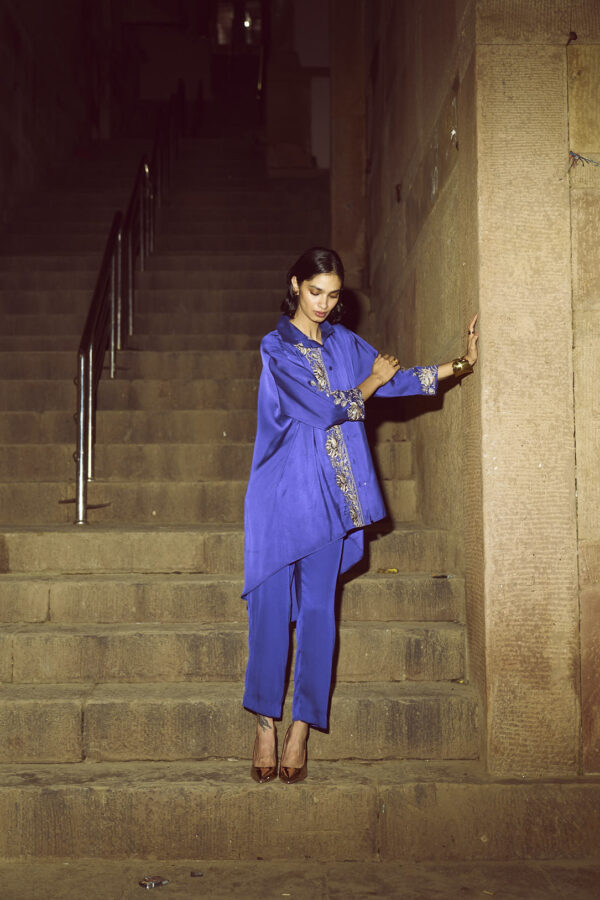 Asymmetric Embroidered Top - Image 8