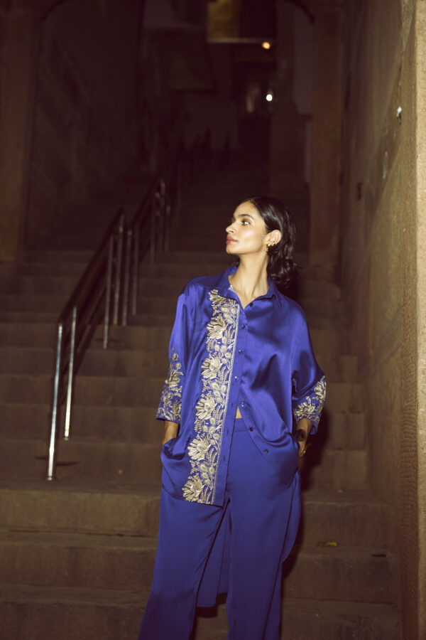 Asymmetric Embroidered Top - Image 9