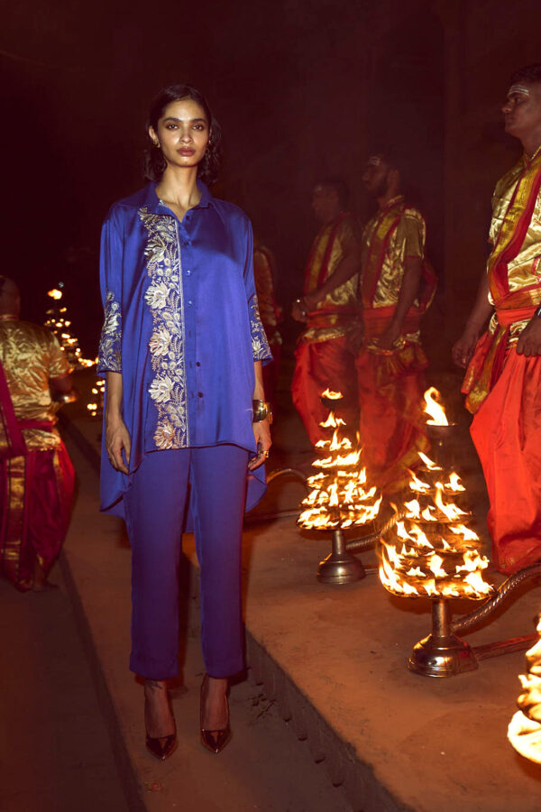 Asymmetric Embroidered Set - Image 4