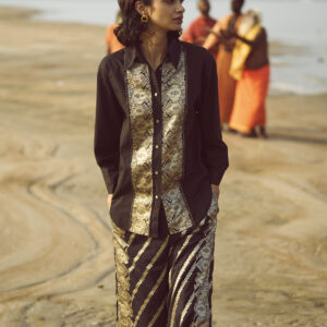 Brocade Border and Pant Set