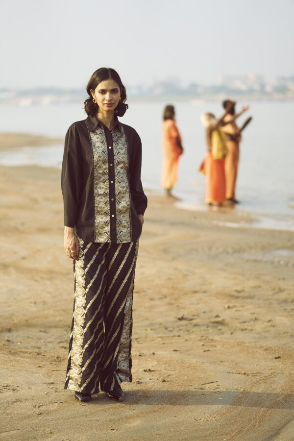 Brocade Border and Pant Set - Image 22