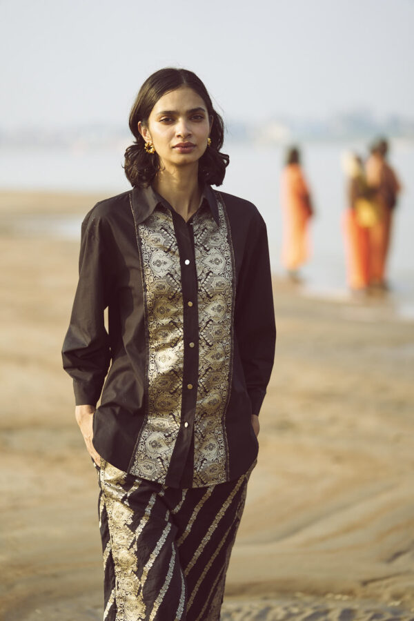 Brocade Border and Pant Set - Image 21