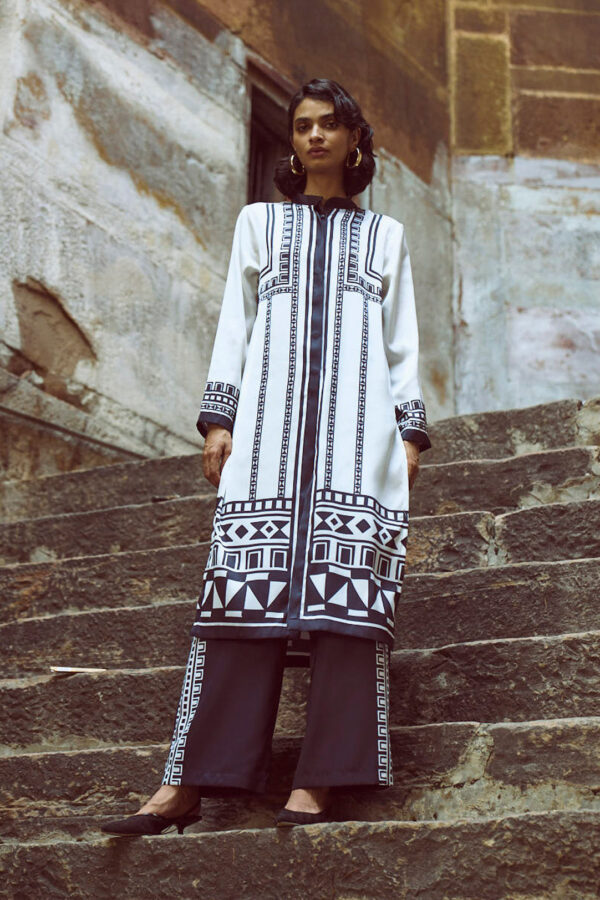 Geo Tribal Printed Pant Set - Image 15