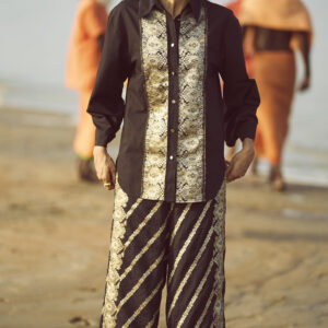 Brocade Border Pant