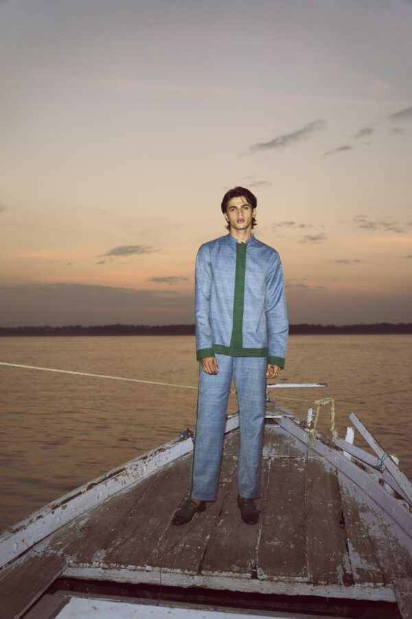 Contrast Panel Shirt - Image 8