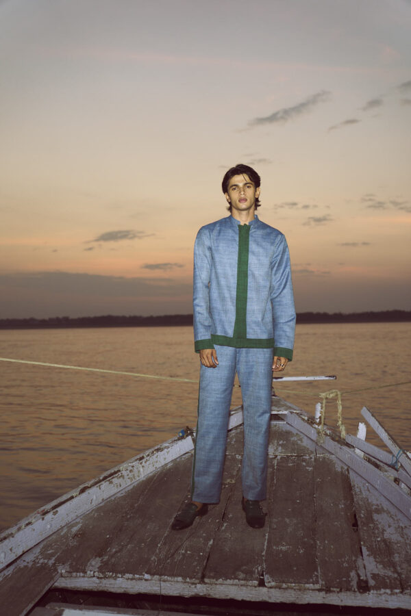 Contrast Panel Shirt - Image 9