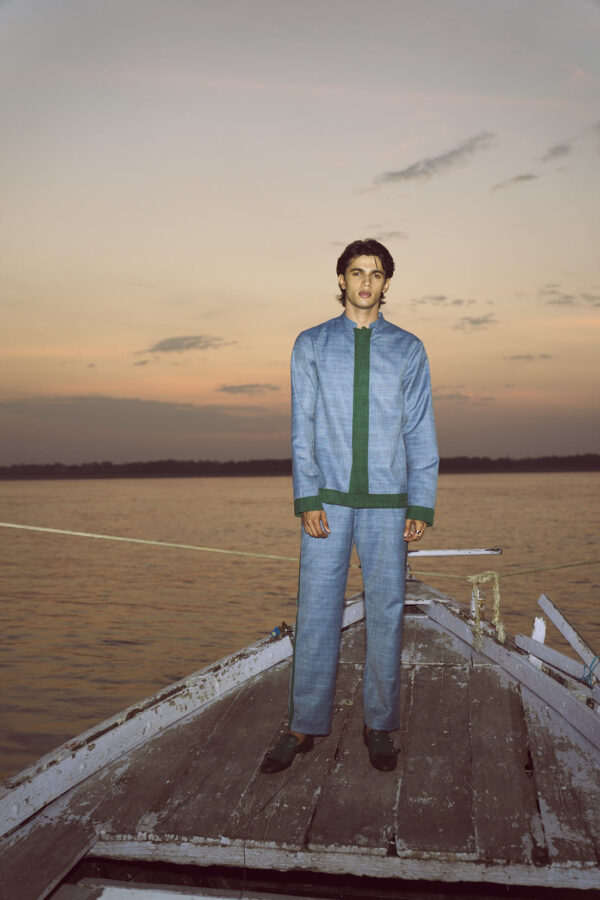 Contrast Panel Shirt - Image 10