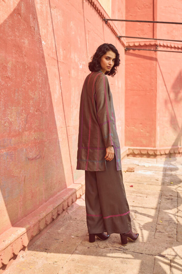Geometric Embroidered Pant Set - Image 13
