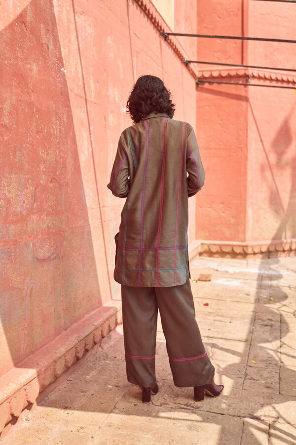 Geometric Embroidered Pant Set - Image 14