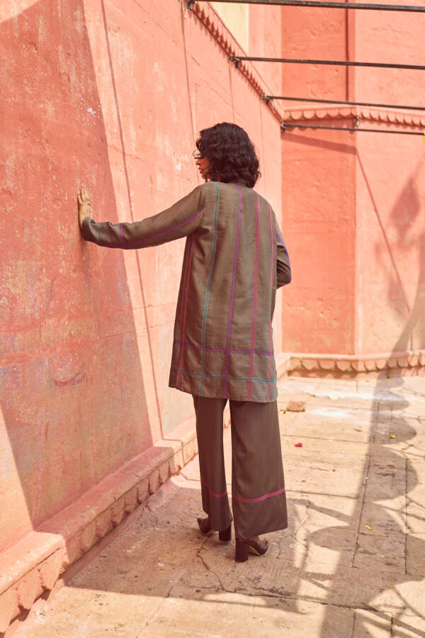 Geometric Embroidered Pant Set - Image 15