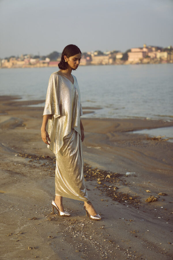 Shimmer Wrap Skirt - Image 11