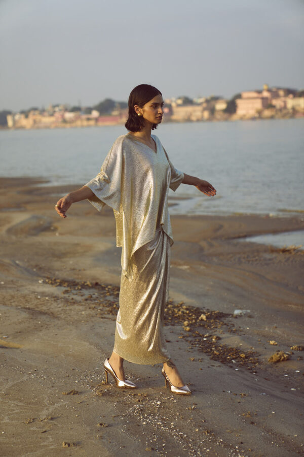 Shimmer Wrap Skirt - Image 12
