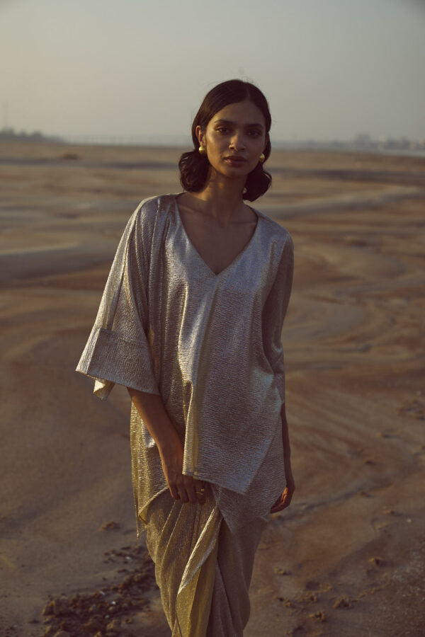Shimmer Wrap Skirt Set - Image 22