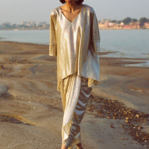 Shimmer Wrap Skirt