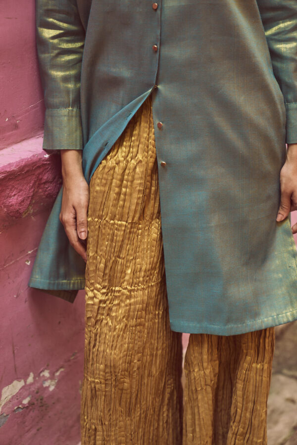 Longline Top & Crushed Pant Set - Image 19