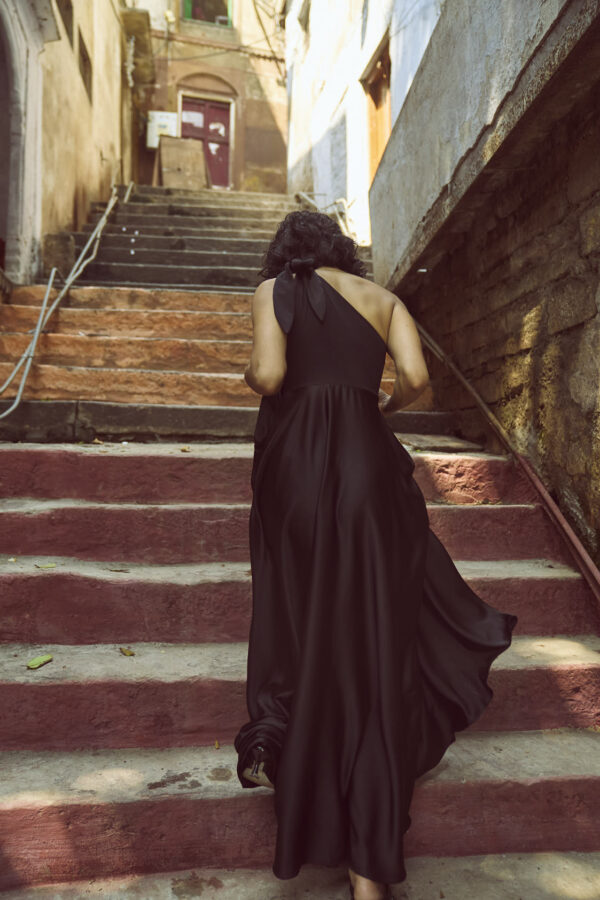 One Shoulder Fit & Flare Gown - Image 15